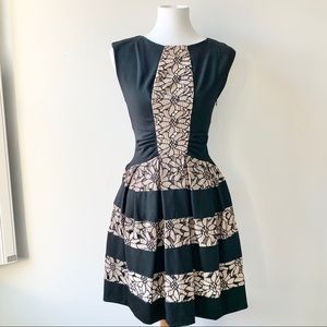 Eva Franco Lace Black Cocktail Dress Size 4 Anthropologie